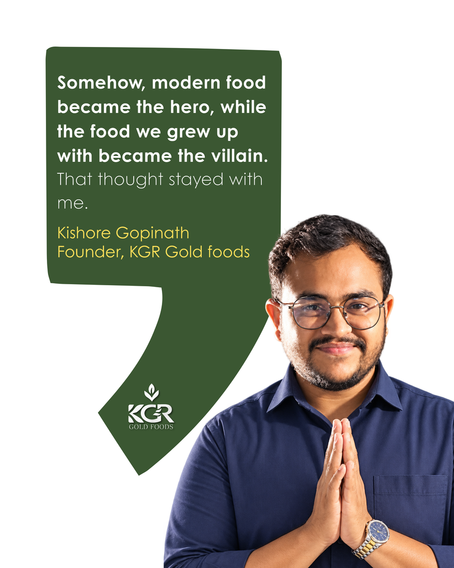 KGR Gold Foods started with a simple question: